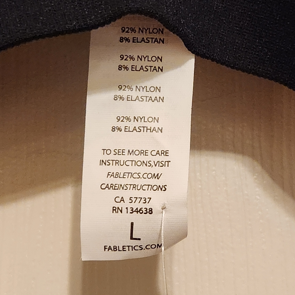 🖤 NWT Fabletics Hudson Convertible Bralette Black Size Large 10/12 - Picture 6 of 8